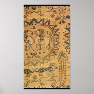 Poster Tapisserie, Asie de l'Ouest, 7ème siècle
