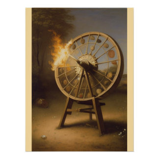 Poster Tapisserie murale en bois