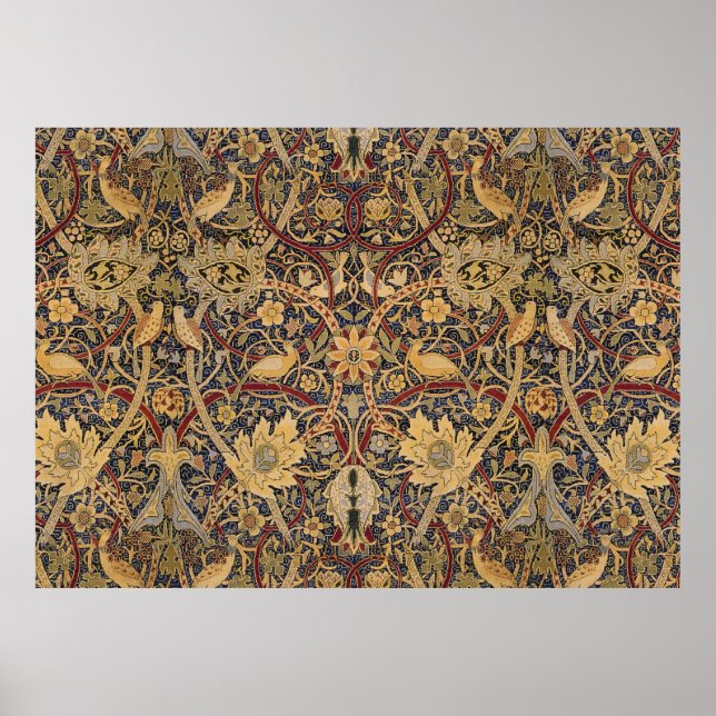 Poster Tapisserie William Morris Bullerswood (Devant)