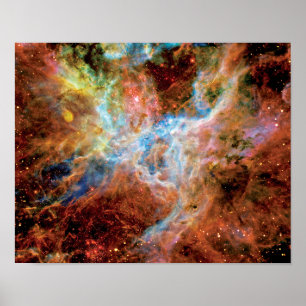 Poster Tarantula Nebula R136 NASA Hubble Space Photo