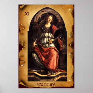 Poster TAROTS DE RENAISSANCE ANTIQUE 11/ Parchemin FORTIT