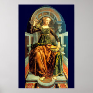 POSTER TAROTS DE RENAISSANCE ANTIQUE 14 / TEMPÉRANCE