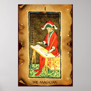 POSTER TAROTS RENAISSANCE ANTIQUES 1 / LE MAGICIEN