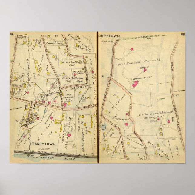 Poster Tarrytown, New York 3 (Devant)