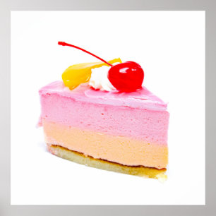 Poster Tarte à la crème glacée divinement décadente