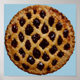 Poster Tarte de myrtille