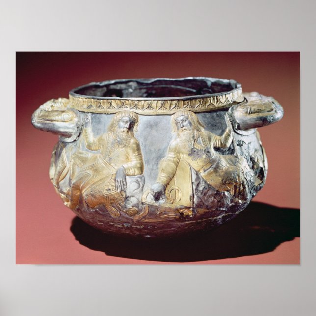 Poster Tasse à boire représentant des soldats scythes (Devant)