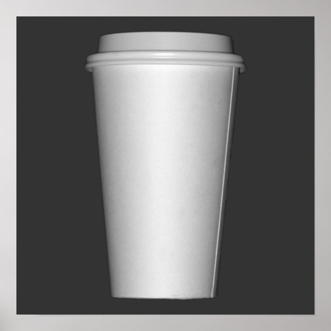 Poster Tasses à emporter (Devant)