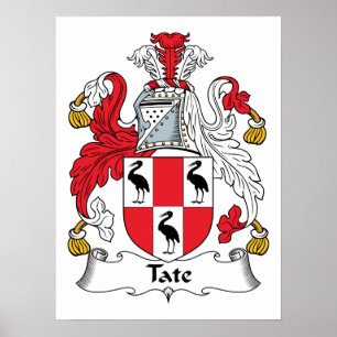 Poster Tate Family Crest