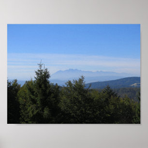 Poster Tatras Vue de Jaworzyna Krynicka Beskids