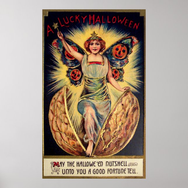 Poster Taureau d'Halloween (Devant)