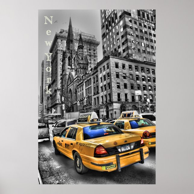 Poster Taxi de New York (Devant)