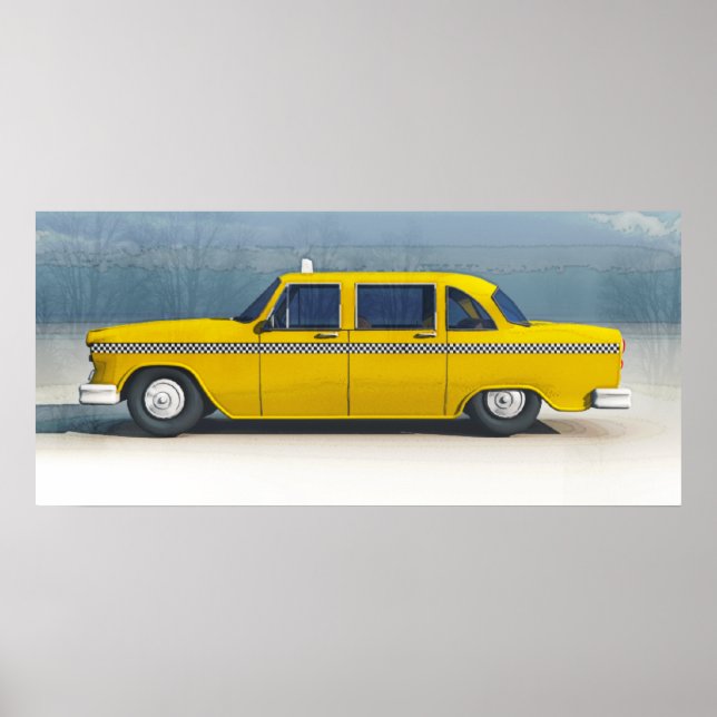 Poster Taxi nyc (Devant)