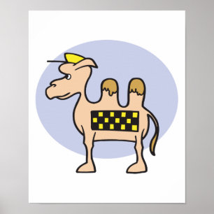 Poster taxi taxi chameau