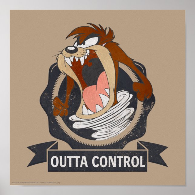 Poster TAZ™ Outta Control (Devant)