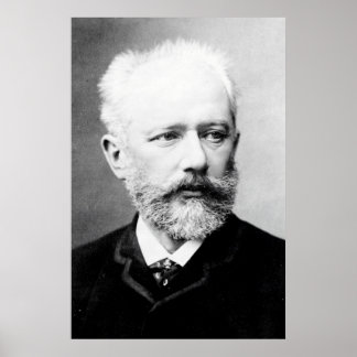 Poster Tchaikovski Portrait
