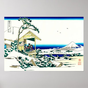 Poster Tea House Hokusai