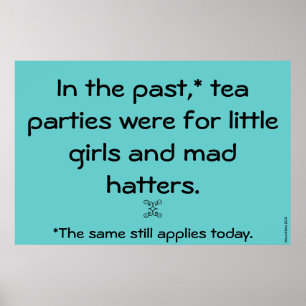 Poster "Tea Parties"