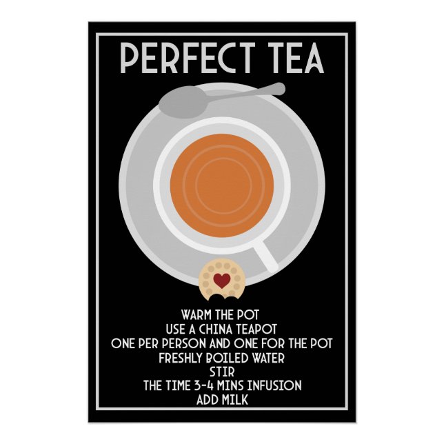 Poster Tea Wall Art (Devant)