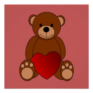 Poster Teddy Love