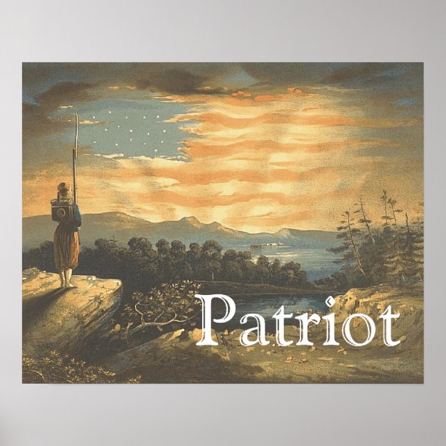 Poster TEE Patriotic Sky (Devant)