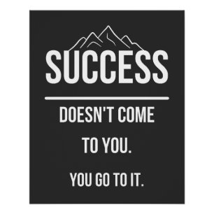 Poster Tee-shirt citation inspirante minimaliste