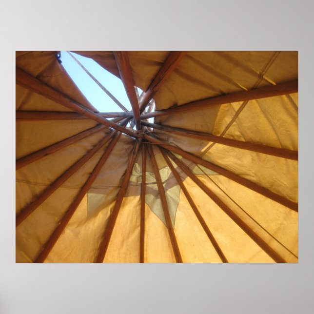 Poster Teepee (Devant)