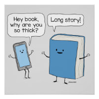 Téléphone mignon et drôle et livre épais longue hi