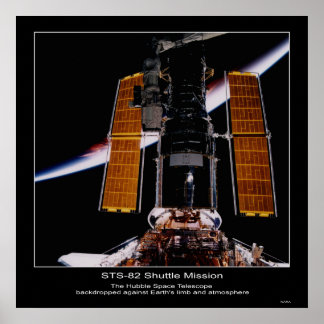 Poster Télescope spatial Hubble de la NASA...