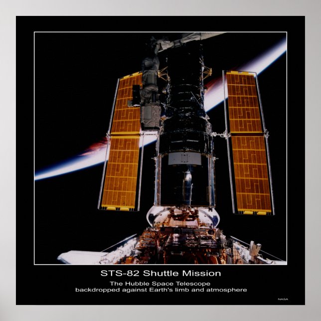 Poster Télescope spatial Hubble de la NASA... (Devant)