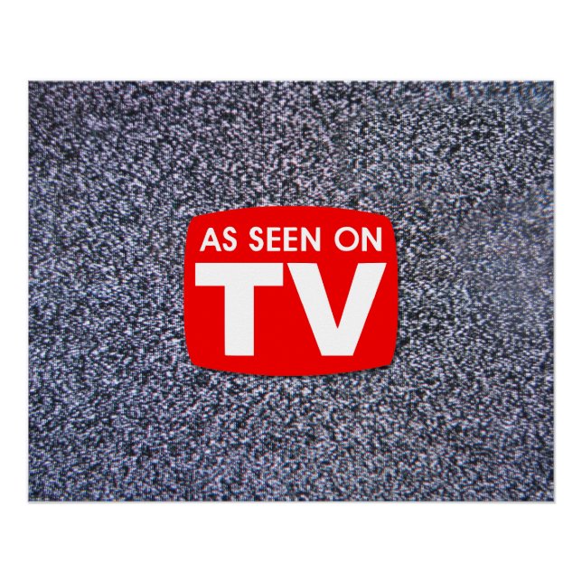 Poster Télévision Vintage (Devant)