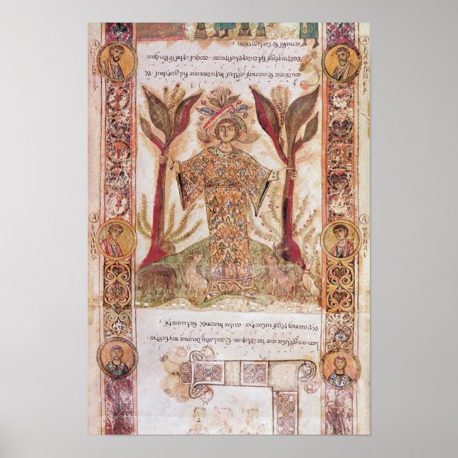 Poster Tellus, de Exultet I, c.1030 (Devant)