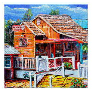 Poster Temecula Ca, jardin de vins et de bières.