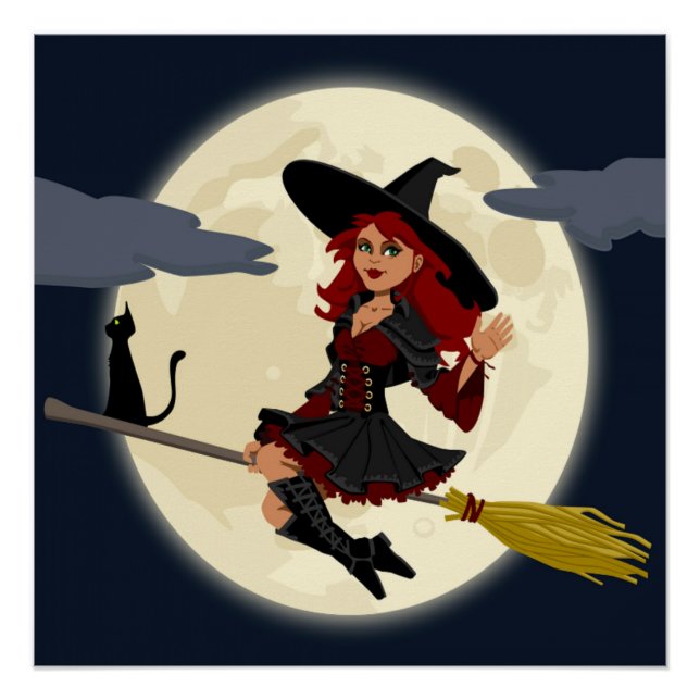 POSTER TÉMOIN HALLOWEEN REDHEADED (Devant)