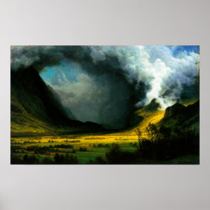 Poster Tempête d'Albert Bierstadt dans l'affiche de