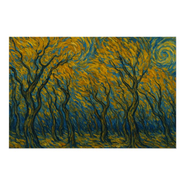 Poster Tempête dans la forêt d'Or (Devant)