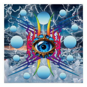 Poster Tempête électrique