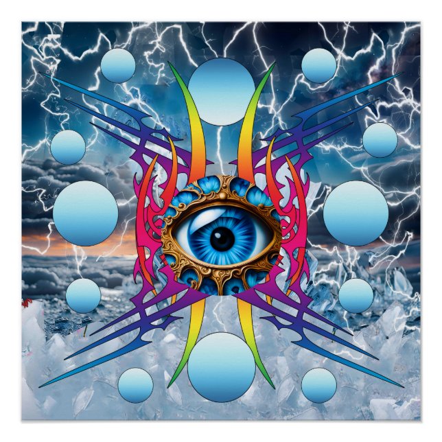 Poster Tempête électrique (Devant)