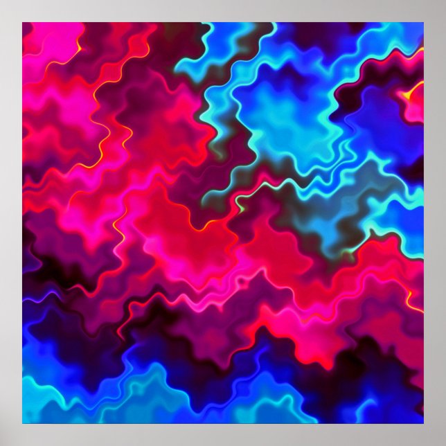 Poster Tempête psychédélique (Devant)