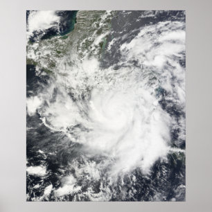 Poster Tempête tropicale Alma