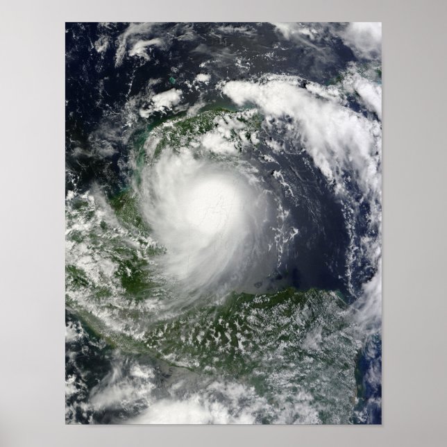 Poster Tempête tropicale Karl sur la péninsule du Yucatan (Devant)