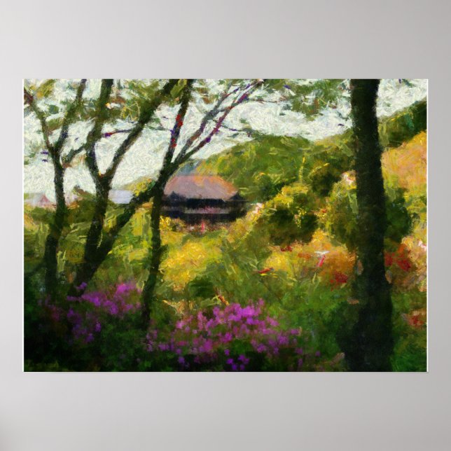 Poster Temple de Kiyomizu II (Devant)