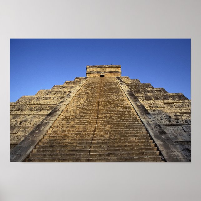 Poster Temple de Kukulcan ou château de Castillo) en 2 (Devant)
