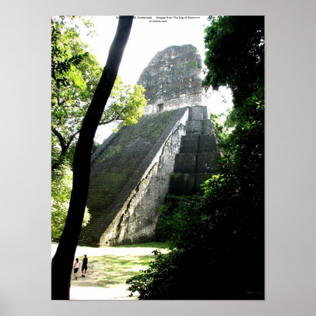 Poster Temple V, Tikal, Guatemala (Devant)