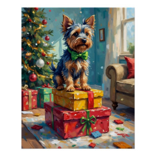 Poster Ténébreux Roi Terrier Australien des Cadeaux de No