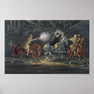 Poster Tenez-vous et livrez, aquatinted par E. Duncan