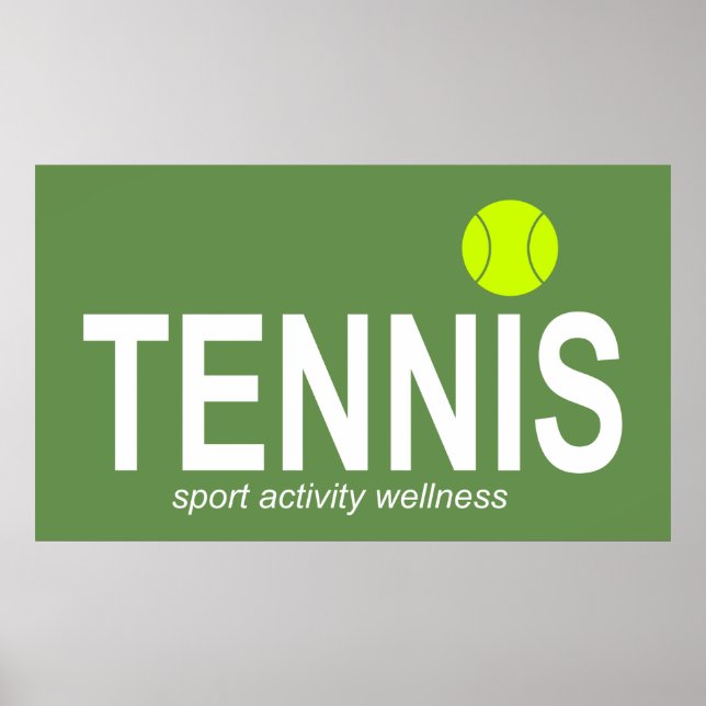 Poster Tennis (Devant)