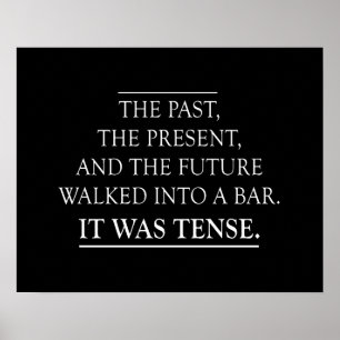 Poster Tense Joke