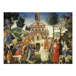 Poster Tentation du Christ de Sandro Botticelli