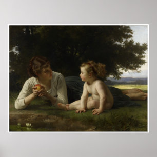 Poster Tentation William-Adolphe Bouguereau